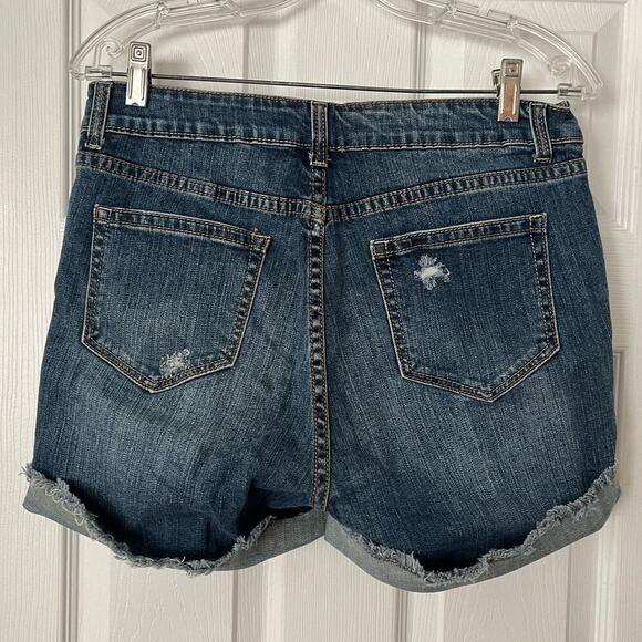 K.Jordan Cut Off Jean Short Shorts With Rips Tears Size 12 - Picture 5 of 7